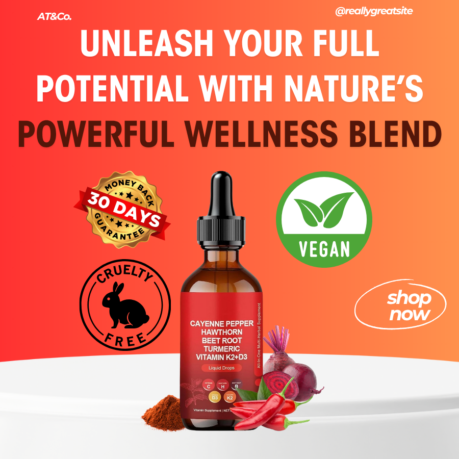 Cayenne Pepper Drops - Natural Liquid Drops 60ml